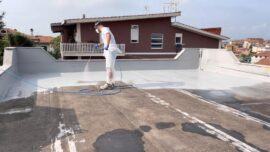 Impermeabilizzazione continua, fase 1